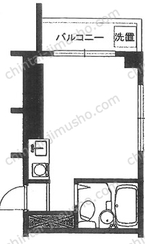 EDIFICE西新宿2階の間取図