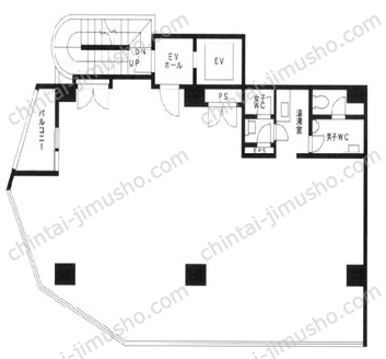 NS BLDG／NSビル5Fの間取図