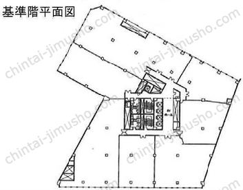 相鉄北幸第1ビル（エキニア横浜）の間取図