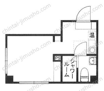 ジュリアス三ノ輪1階の間取図