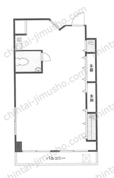フェニックス東銀座5階の間取図