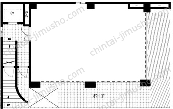 アーバンアートビル1階の間取図