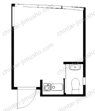 森山ビル4階の間取図