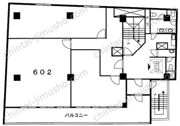 合同ビル6Fの間取図