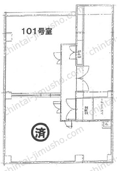 三恵ビルの間取図