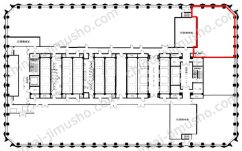 新宿センタービル／+OURS新宿の間取図
