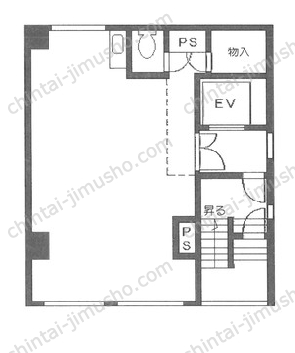 浅香ビル2階の間取図