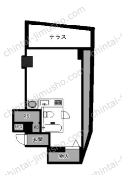 スカイプラザ赤坂の間取図