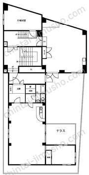 イマス浜田ビル／西新宿ライズオフィス1stの間取図