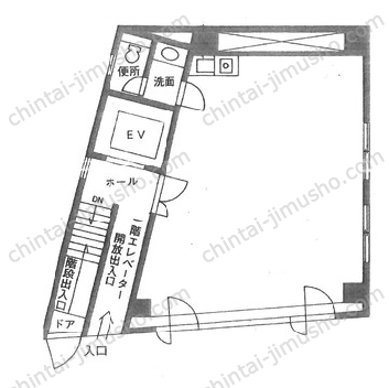 松屋ビルの間取図