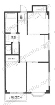 明治通りビル3階の間取図