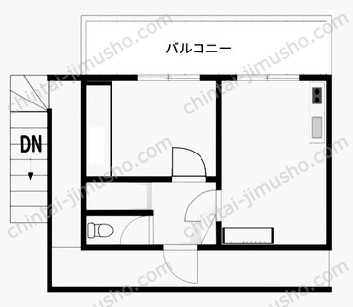 するがやビル2階の間取図