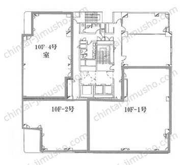 成増トーセイビル10階の間取図