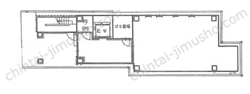 ACN汐留ビルディング1階の間取図