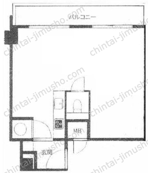 セントラル大手町9階の間取図
