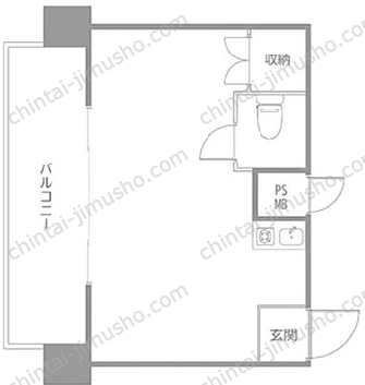 いづみハイツニュー茅場町の間取図