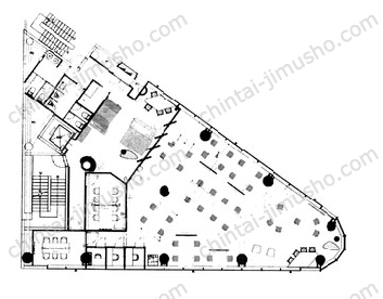 THE CROSS 一番町の間取図
