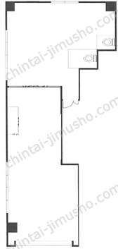 布施ビル1階の間取図