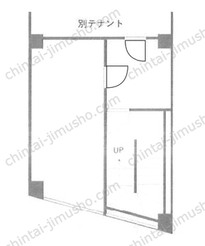 巣鴨桜並木通りビル3階の間取図