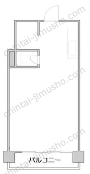 中公ビル御苑グリーンハイツ10階の間取図