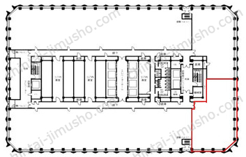 新宿センタービル／+OURS新宿の間取図