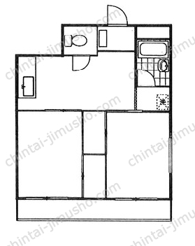 モリタサンパークビル5階の間取図