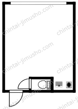 シブヤツインビル3階の間取図