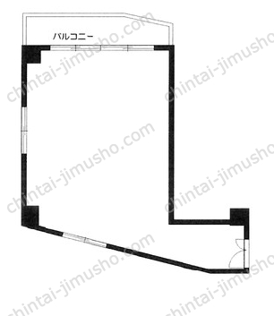 越一ビル7階の間取図