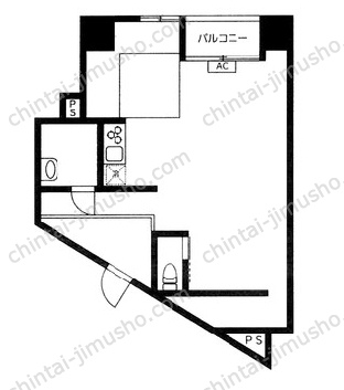 シャトレー渋谷の間取図