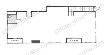 天龍ビル2階の間取図