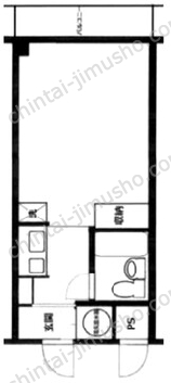 藤和伊勢佐木町ハイタウン5階の間取図