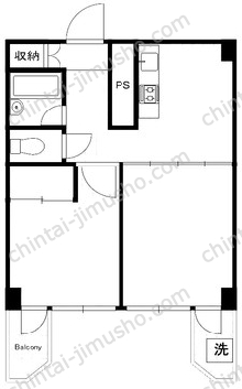 新宿フラワーハイホームの間取図