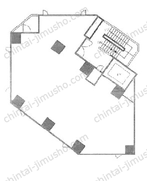 SHIBUYA DーSECOND3階の間取図