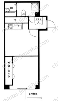 トーア文京マンション3階の間取図