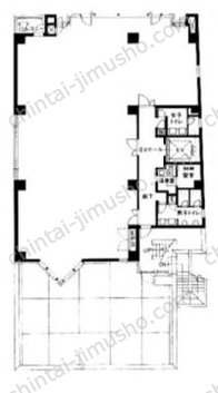 ACN小石川スクエア3階の間取図