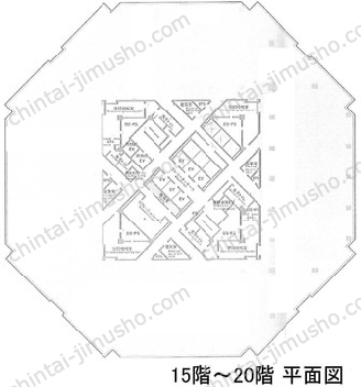 ゲートシティ大崎3階の間取図