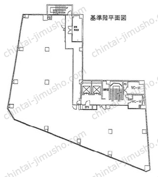 明治安田生命池袋ビル4階の間取図
