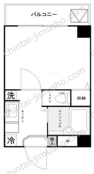 リバース横浜3階の間取図