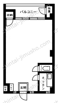 高田馬場ビルの間取図