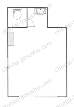 ひまわりビル1階の間取図