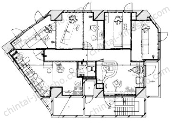 SHIBUYA DーSECOND8階の間取図