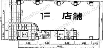 プレクスビルディング1階の間取図