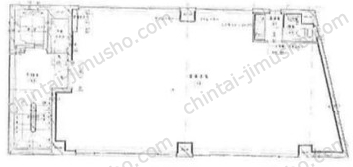 北法ビル2階の間取図