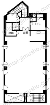 今井保全ビル7階の間取図