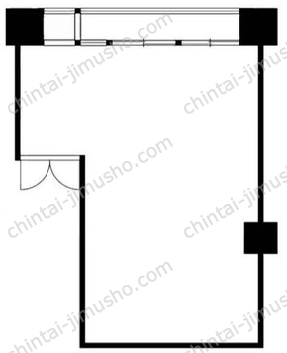 日東ビル3階の間取図