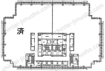 赤坂ガーデンシティの間取図