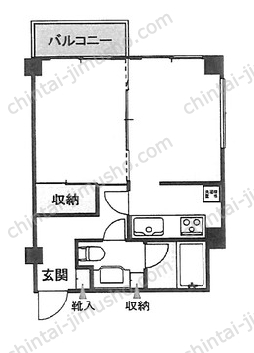 明石町ツインクロスの間取図