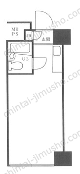 中銀日本橋マンシオンの間取図