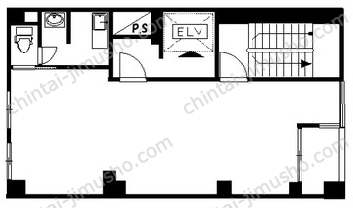 新宿御苑M2ビル5階の間取図