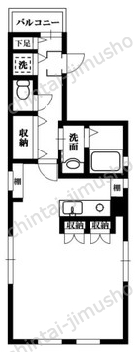 TACHIKAWA PLUS3階の間取図